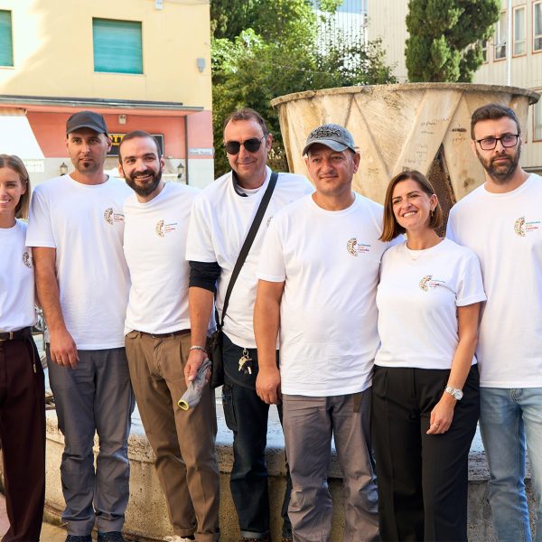 Seven volunteers in Week of Guardianship t-shirts